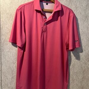 Southern Point Co Classic Pink Polo Shirt for Men Medium